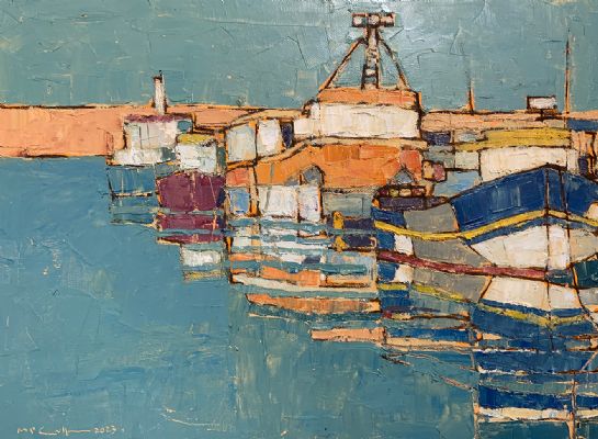 Boats in by Mark P Cullen