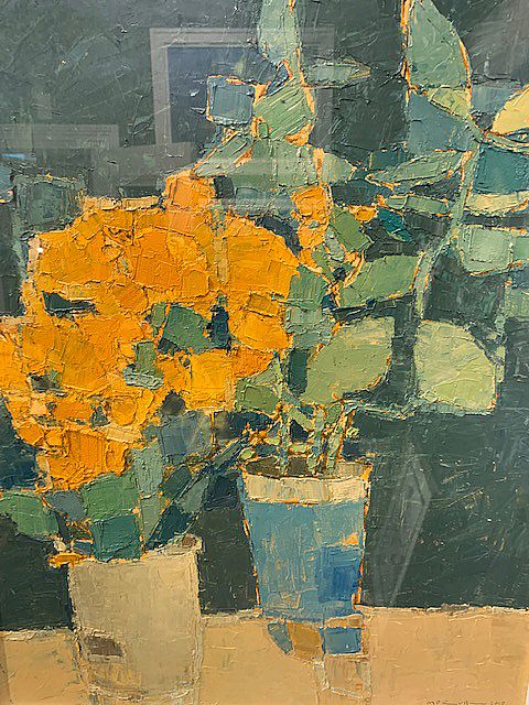 Mark P Cullen - Floral composition in a vase