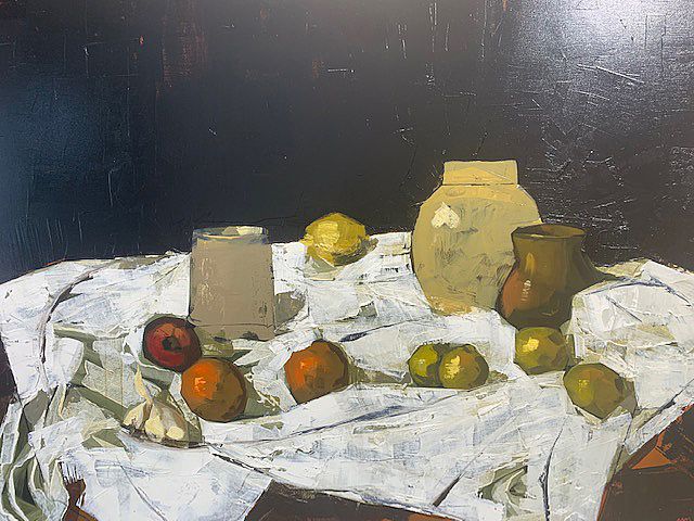 Still Life with cloth by Martin Mooney